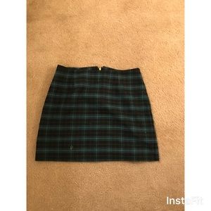 Old navy plaid mini skirt